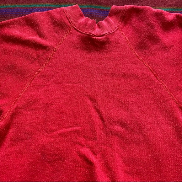 VTG 84’ San Diego Tultex Crewneck Pullover Sweater! Red & White. Size 14/16. USA - Picture 10 of 13